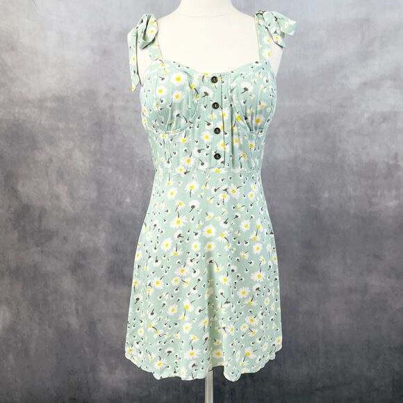Live to be Spoiled Womens Dress Medium Daisy Coquette Corset Feminine Cottage‎ - Picture 1 of 11